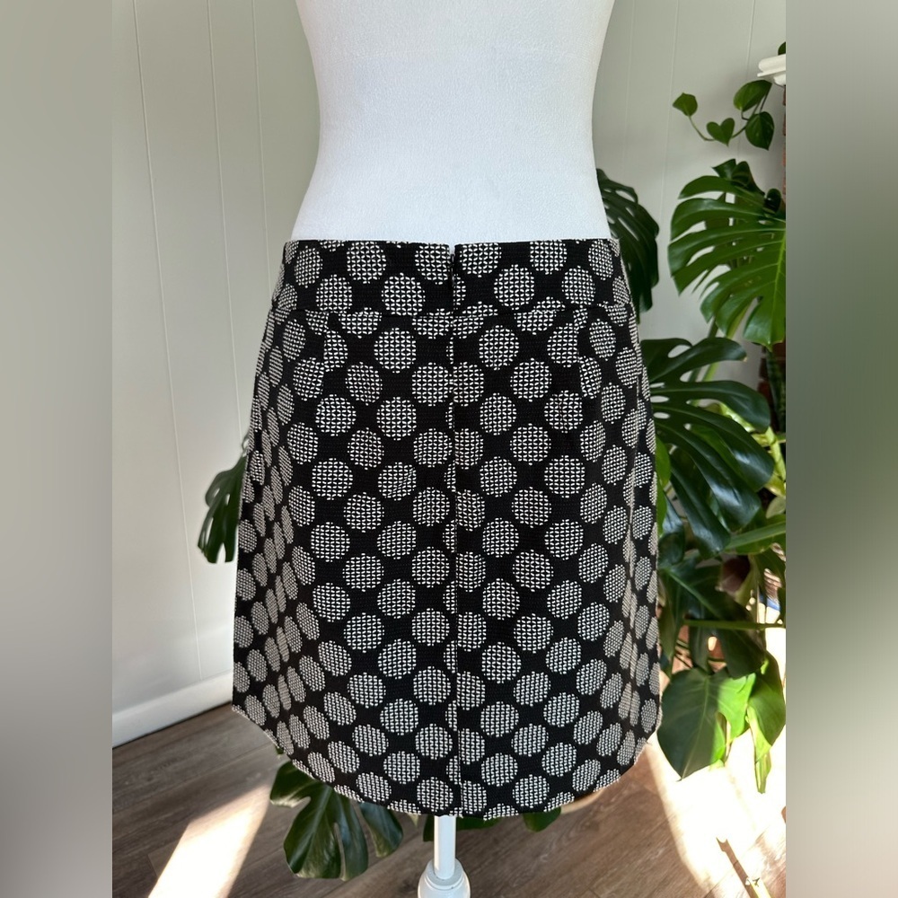 🛍️ LOFT black and white mini skirt size 6P excellent condition.